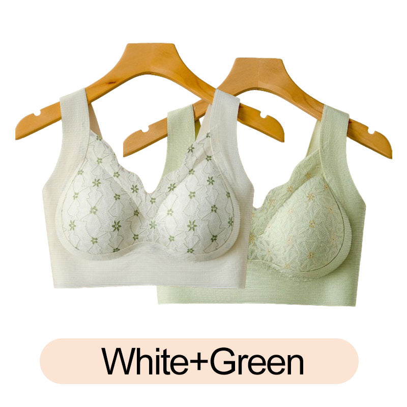 💥Buy 1 Get 1 Free🔥3D Lace Bra with Fixed Padding for Middle-Aged Women