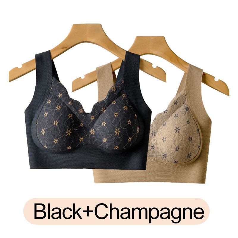💥Buy 1 Get 1 Free🔥3D Lace Bra with Fixed Padding for Middle-Aged Women