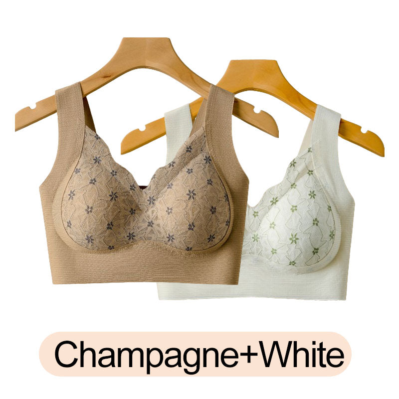 💥Buy 1 Get 1 Free🔥3D Lace Bra with Fixed Padding for Middle-Aged Women