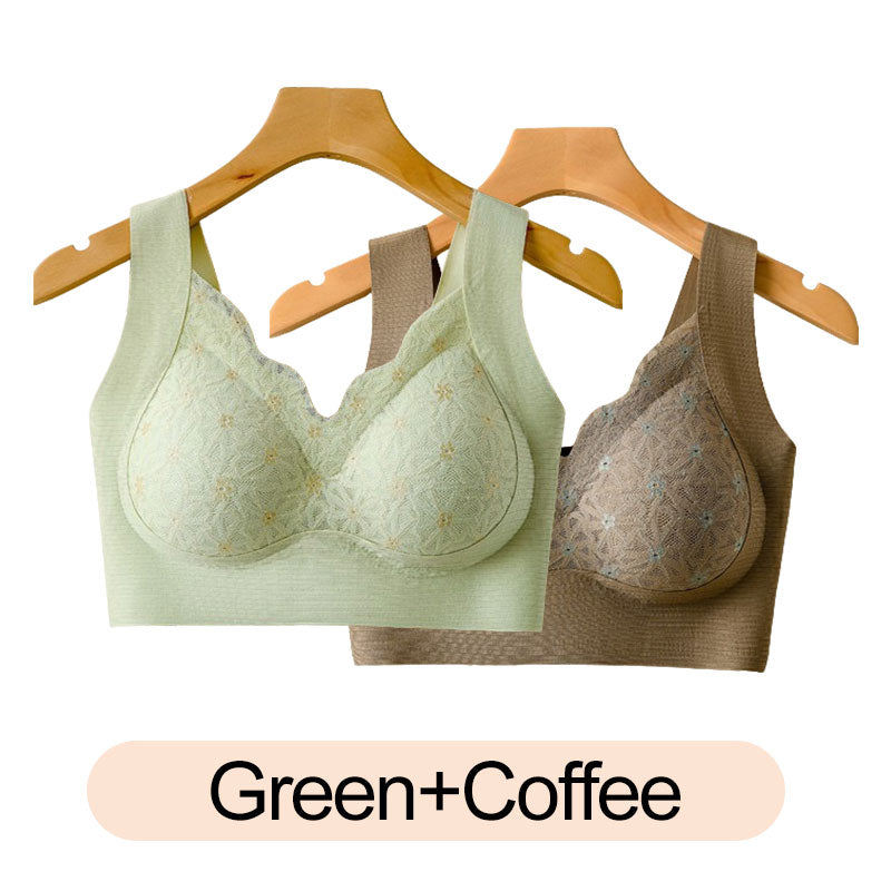 💥Buy 1 Get 1 Free🔥3D Lace Bra with Fixed Padding for Middle-Aged Women
