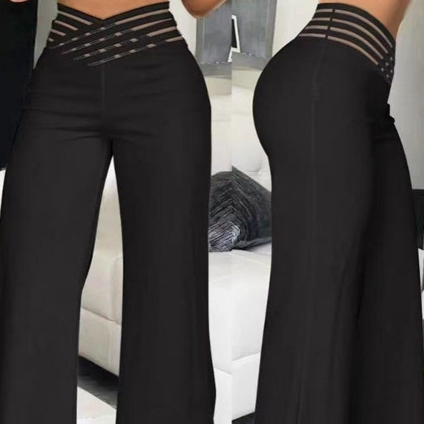 🍃Women's Casual High-Waisted Wide-Leg Pants
