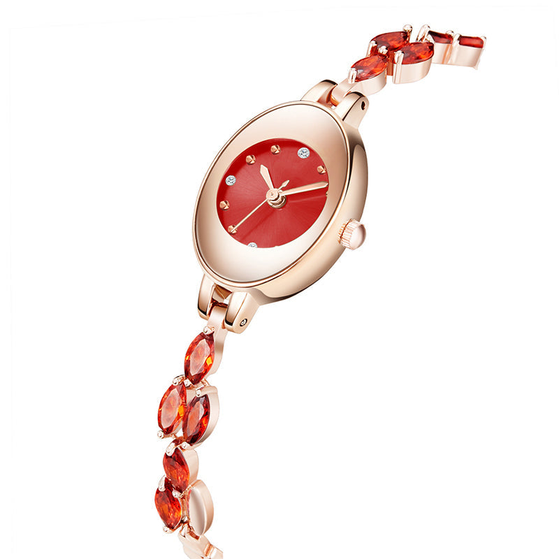 💥Hot Sale✨Womne's Colored Zircon Bracelet Watch