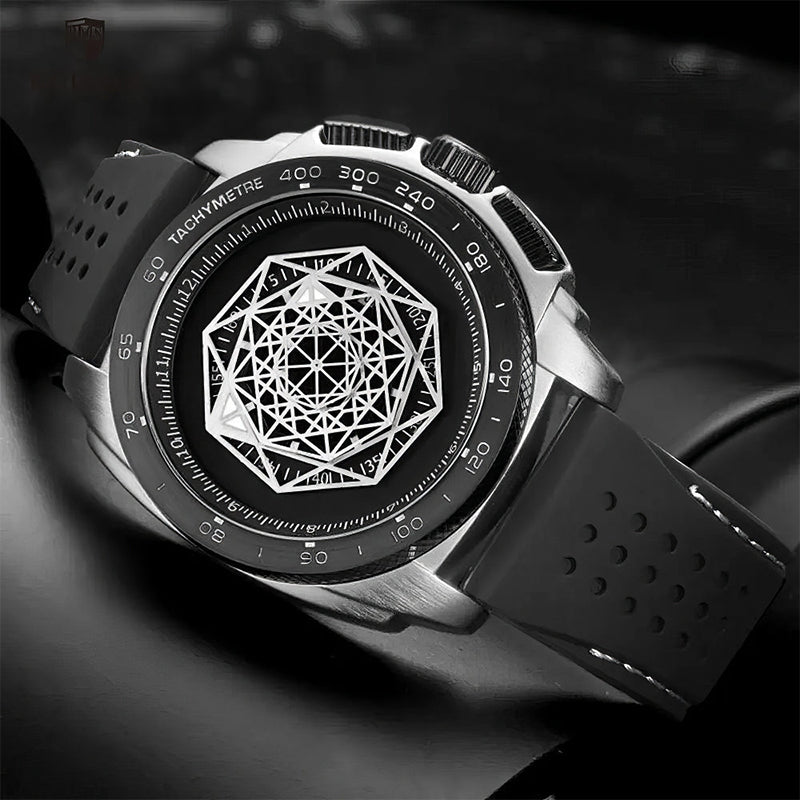 💥Men’s Luminous Silicone Quartz Watch