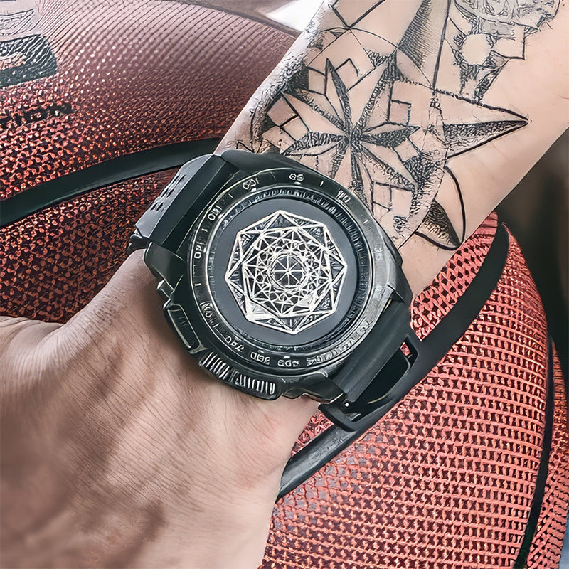 💥Men’s Luminous Silicone Quartz Watch