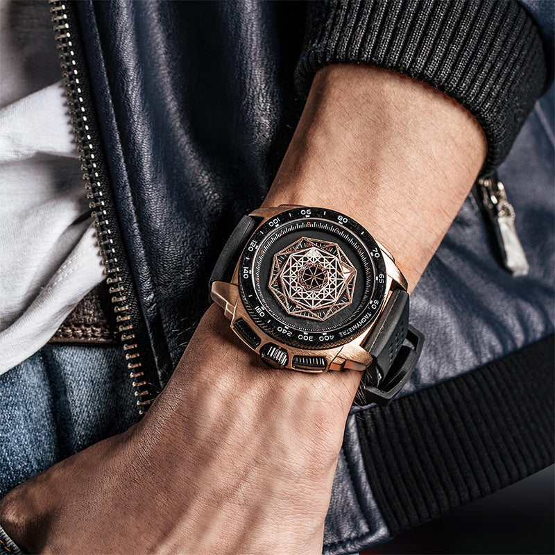 💥Men’s Luminous Silicone Quartz Watch