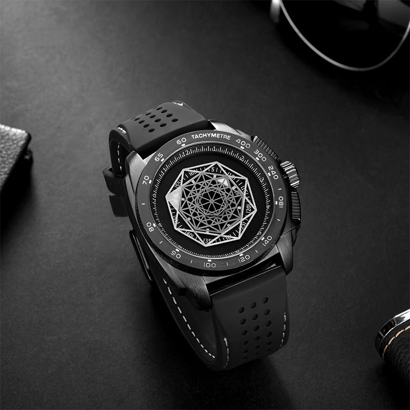 💥Men’s Luminous Silicone Quartz Watch