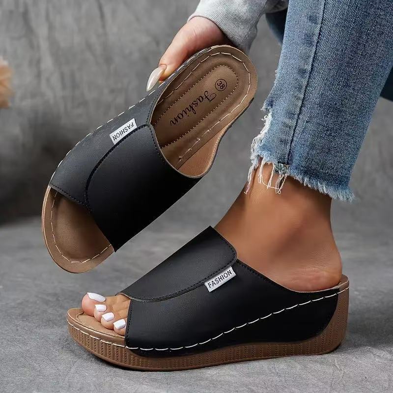 💥Hot Sale🔥Women's Casual Wedge Slide Sandals