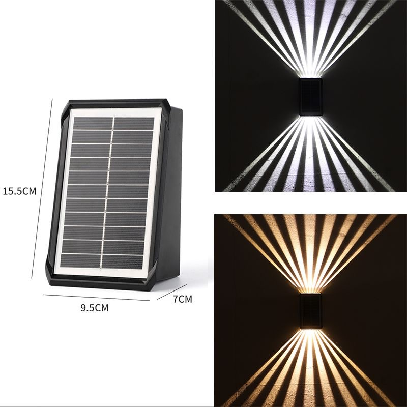 ⏳Time-limited Special⌛ Outdoor Waterproof 4 LED Solar Wall Decorative Spotlight