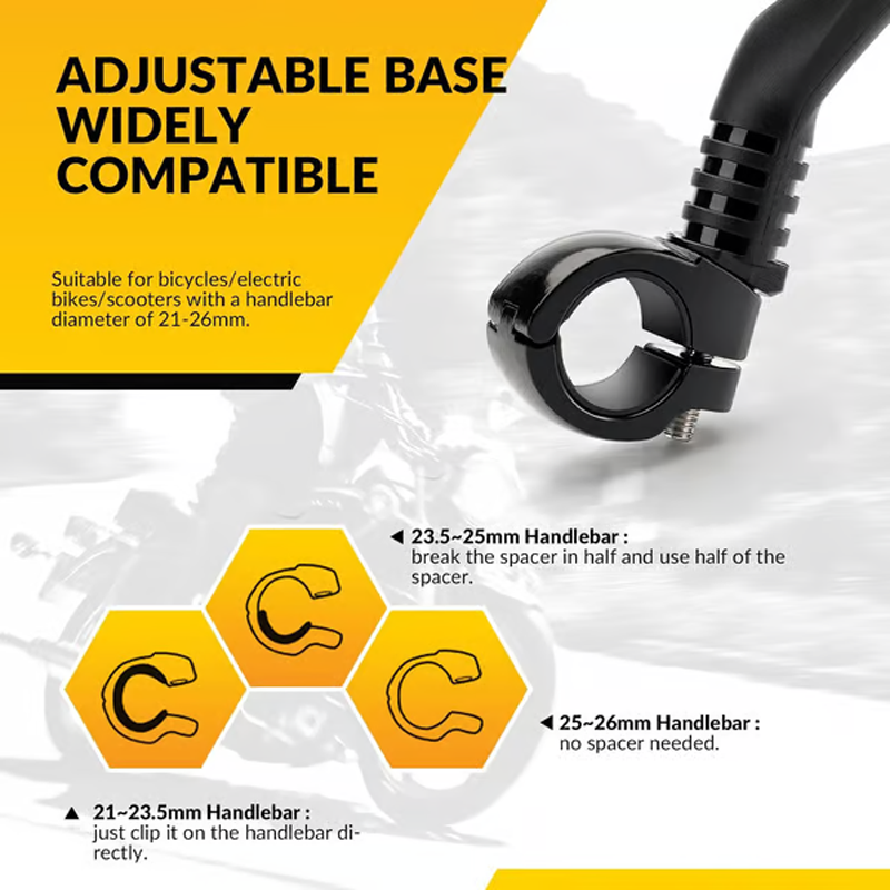 💥360° Rotatable Adjustable Bicycle Rearview Mirror🚴