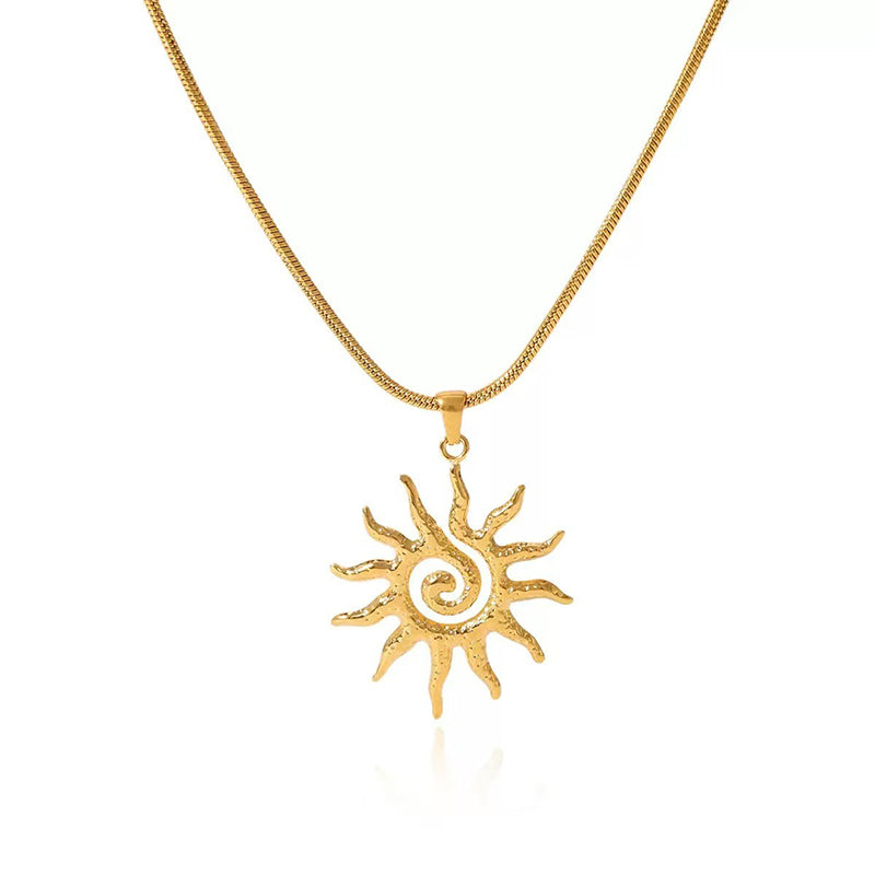 🔆Elegant Stylish Openwork Sun Necklace💕