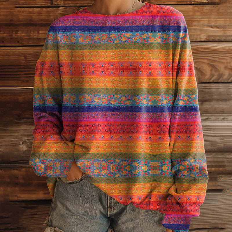 🍂Women's Loose Fit Tie-Dye Sweatshirt