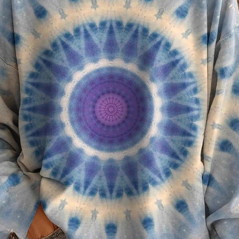 🍂Women's Loose Fit Tie-Dye Sweatshirt