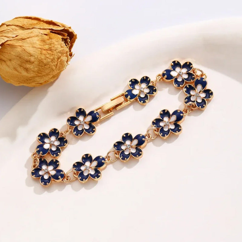✨Women's Vintage Elegance Floral Bracelet🏵️