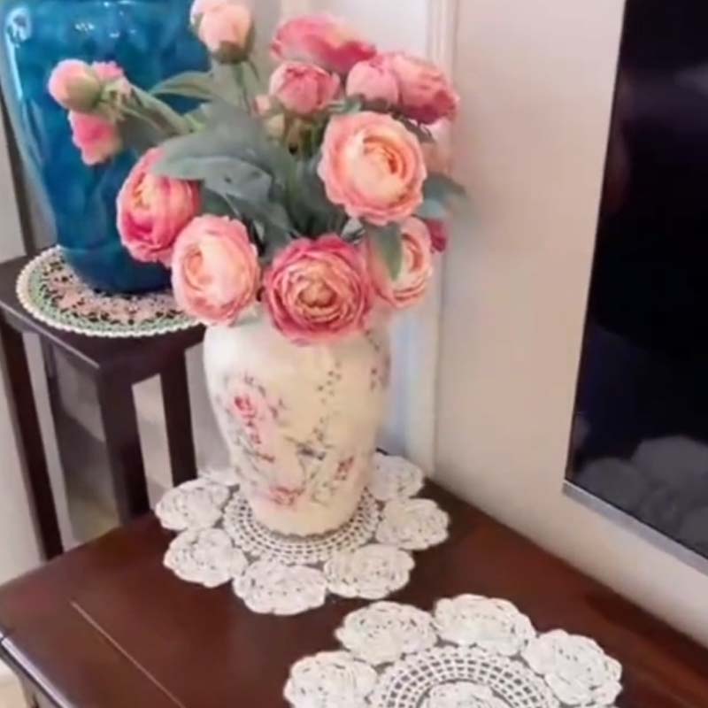 🌸Round Floral Non Slip Placemat