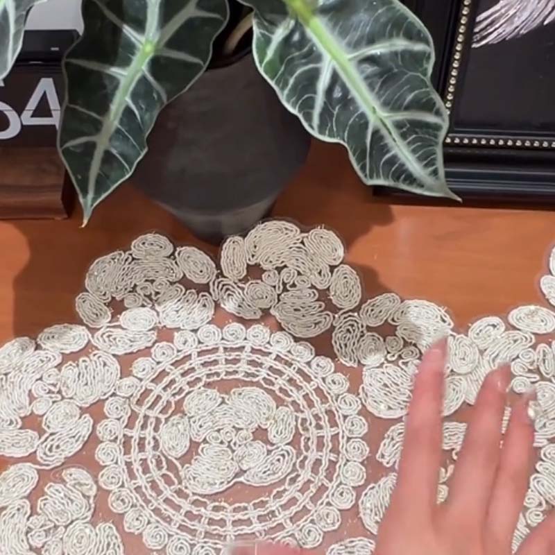 🌸Round Floral Non Slip Placemat