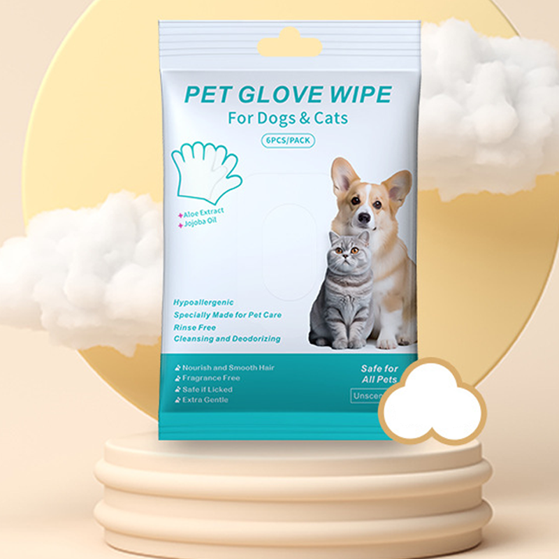 š„Rinse-Free Dog Shampoo Mitts ā Hypoallergenic Pet Bath Wipes, 6 Packs