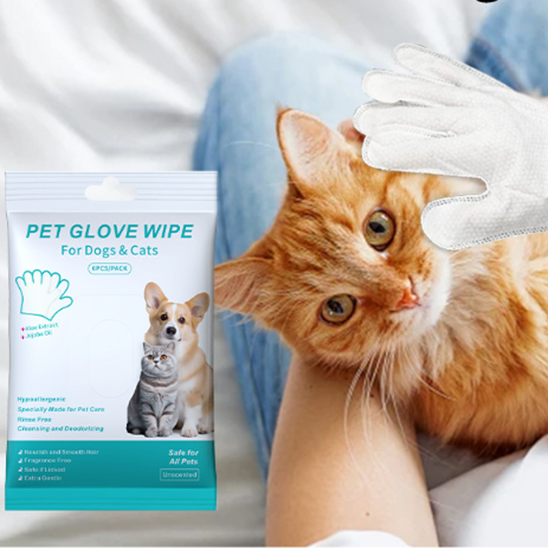 š„Rinse-Free Dog Shampoo Mitts ā Hypoallergenic Pet Bath Wipes, 6 Packs