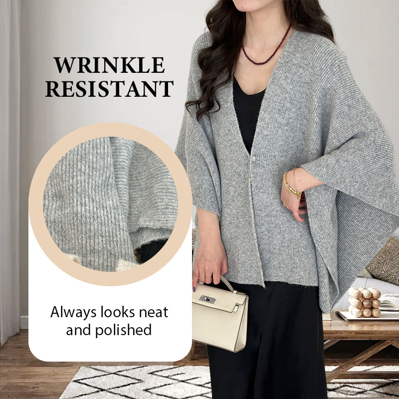 🍂Women's Elegant Knit Cardigan Cape