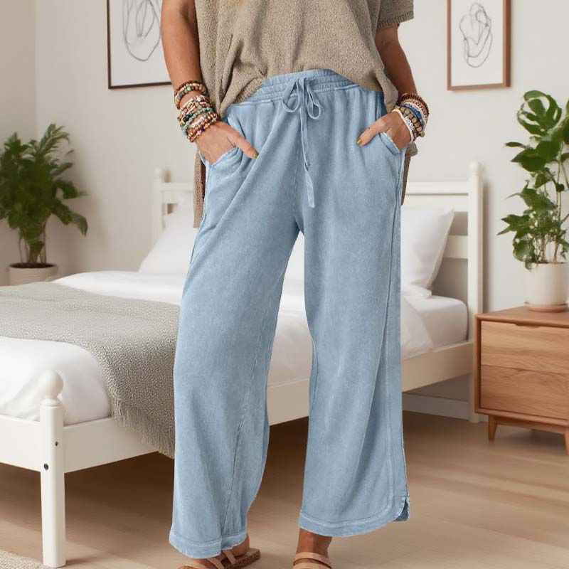 🍂Women’s Comfortable Wide-Leg Elastic Waist Pants