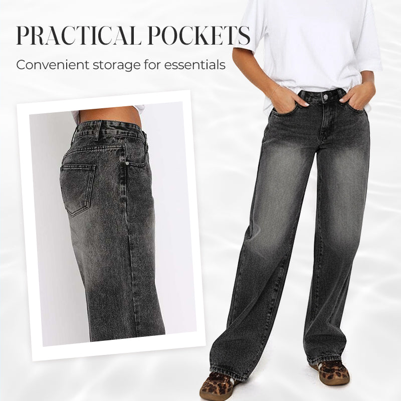 👖Women's Minimalist Straight-Leg Jeans