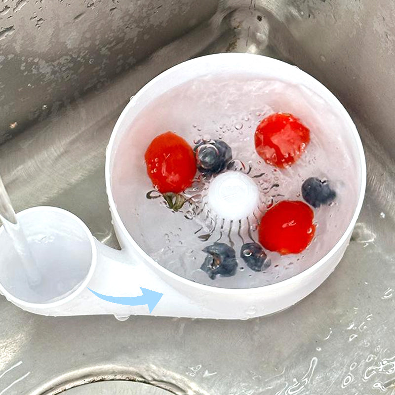 Automatic Fruit and Vegetable Washing Basket Using Water Flow