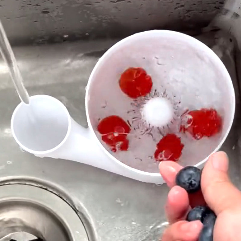 Automatic Fruit and Vegetable Washing Basket Using Water Flow