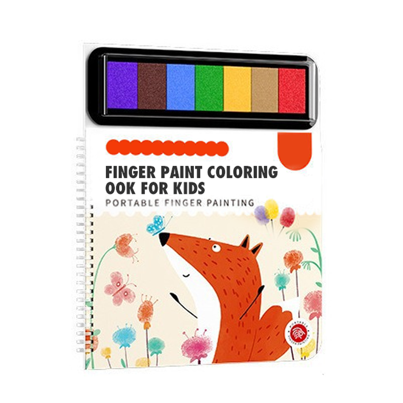 Finger Paint Coloring Book for Kids