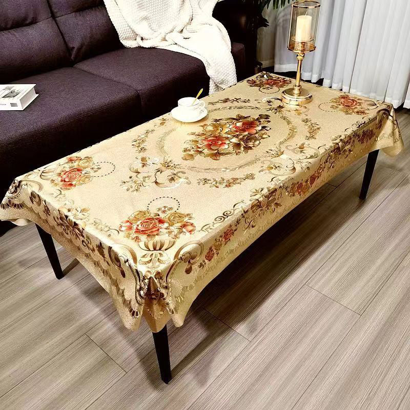 💥Waterproof Oilproof Floral Tablecloth-Stain-Proof & Easy-Clean Design✨