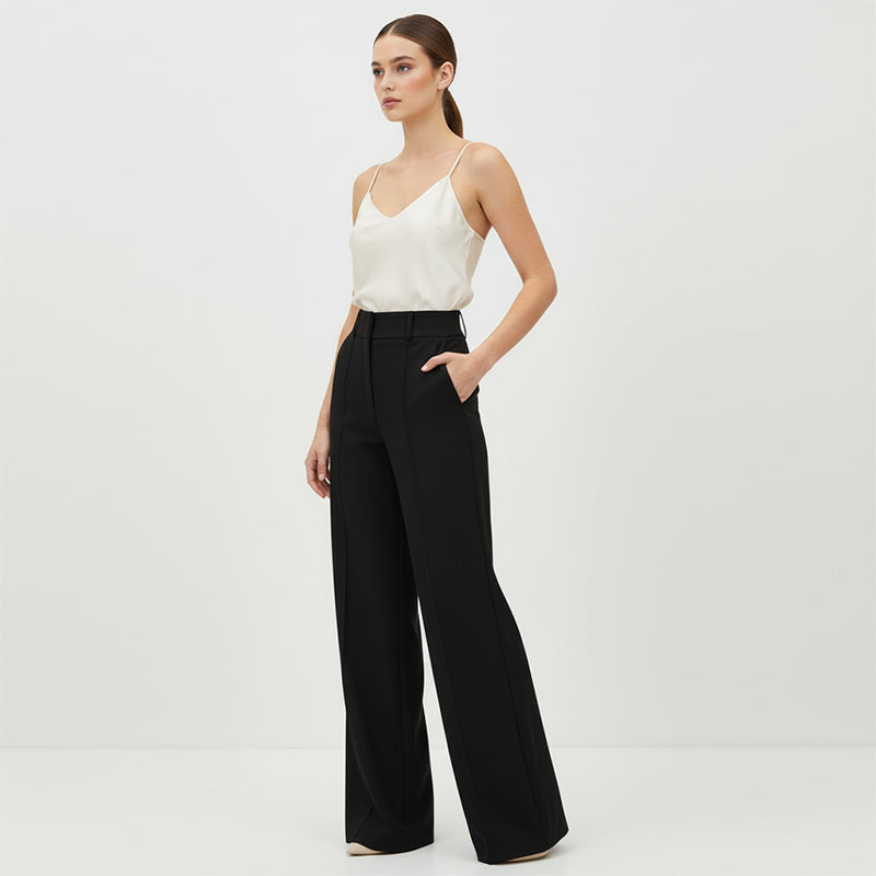 ๐๐ Stylish women's trousers with a high waist - wrinkle-free and durable for the office and everyday life ๐ฟโจ