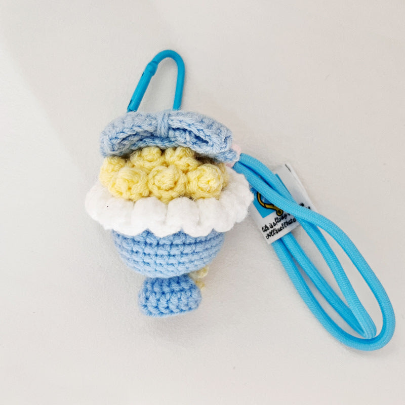 🌸Mini Crochet Floral Bouquet Keychain