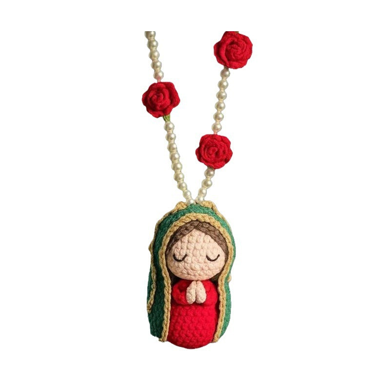 🥳2026 HOT SALE🥳💞50K+ SOLD!✨ 💝Cute Mary Statue Car Interior Decoration