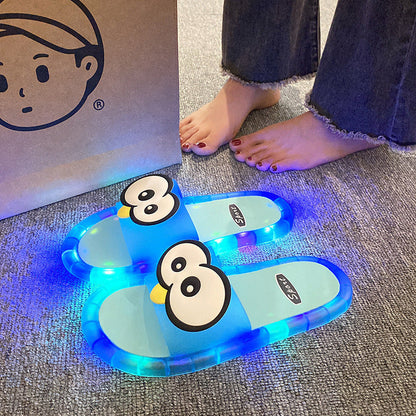 💥New arrival 60% OFF!⛱️👣Cute slippers with cartoon motifs that glow