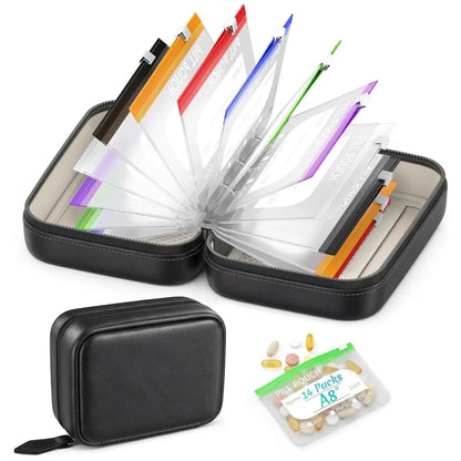 🔥🔥Last day Promotion - 65%OFF💊A8 Waterproof Pill Pouch Set – 7 to 14 Days of Meds & Vitamins💧Waterproof & Crush-Resistant Shell