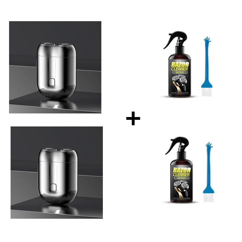🎁Buy 1 Get 1 Razor Cleaning Liquid Free ⏳Men's Mini Razor Rechargeable Waterproof Compact Electric Razor