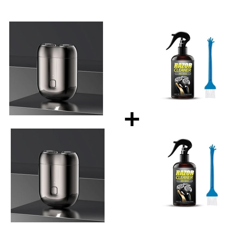 🎁Buy 1 Get 1 Razor Cleaning Liquid Free ⏳Men's Mini Razor Rechargeable Waterproof Compact Electric Razor