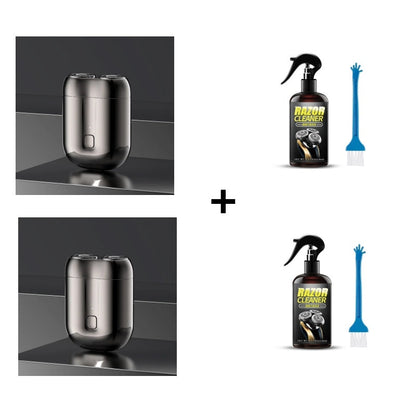 🎁Buy 1 Get 1 Razor Cleaning Liquid Free ⏳Men's Mini Razor Rechargeable Waterproof Compact Electric Razor