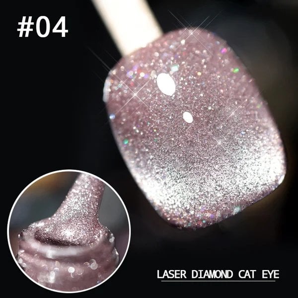 💅Laser Diamond Cat Eye Nail Polish💎