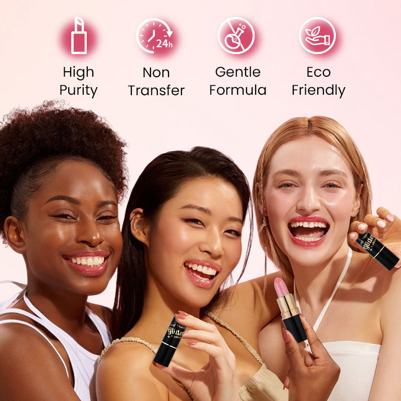 💥Buy 1 Get 1 Free💋Waterproof & Moisturizing Glitter Lipstick