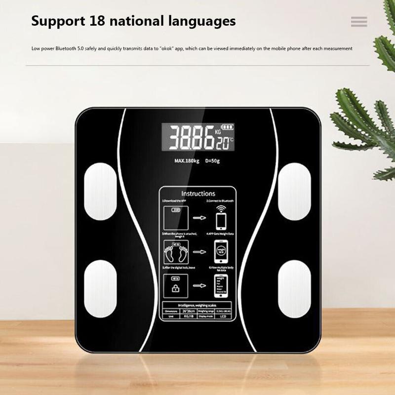 🏅NEW YEAR SPECIAL 49% OFF⏰Weight & Body Fat Smart Digital Scale🏃‍