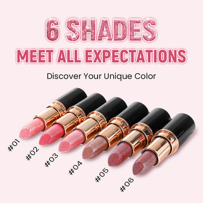 💥Buy 1 Get 1 Free💋Waterproof & Moisturizing Glitter Lipstick