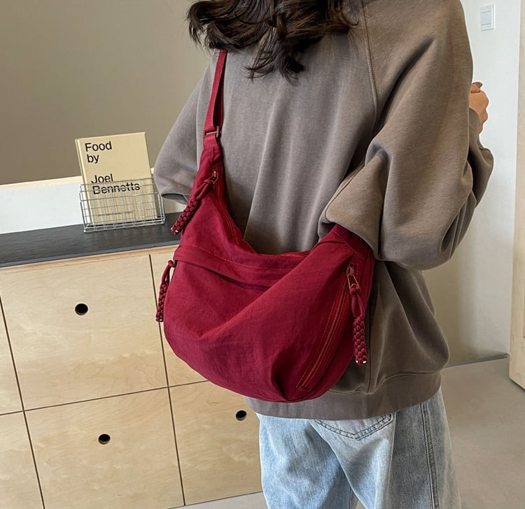 🎉Limited Offer--50% OFF😍Designer Direct Sales👜Women's Fashion Plain Colour Crossbody Hobo Bag