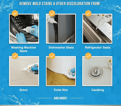🏠 Mold Removal Gel💦Heavy Duty Formula, Multi-Surface Cleaner & Works on Shower & Tile
