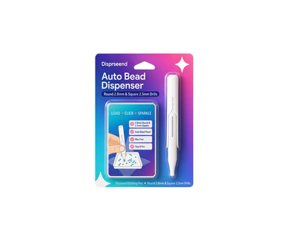 💎 Automatic Gem Art Bead Dispenser Pen & Tray Set