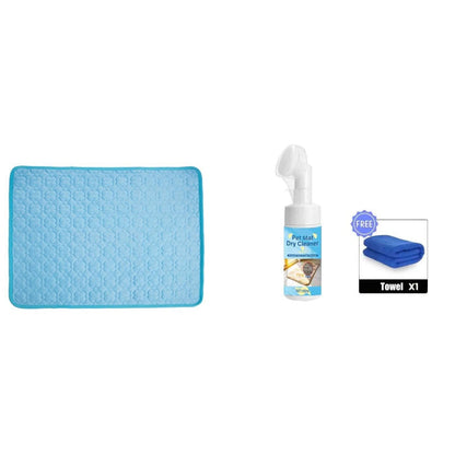 🧊⚡ Summer Sale! No-Water Pet Cooling Mat – Breathable Oxford Fabric, Fits Any Bed/Crate