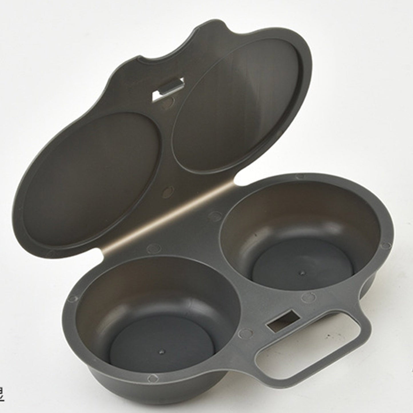 🍳✨Dual Cavity Microwave Egg Poacher