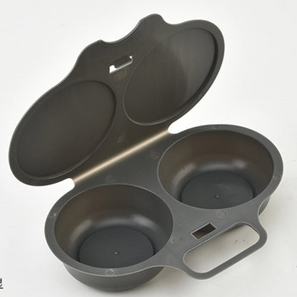 🍳✨Dual Cavity Microwave Egg Poacher