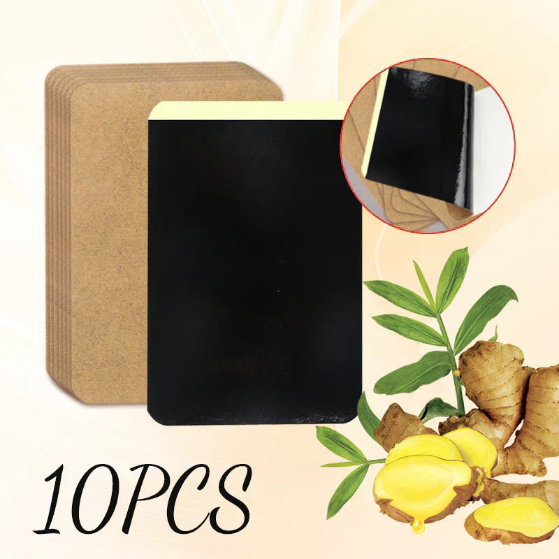 ⏳Time-Limited Sale 49% OFF⏰ Ginger Pain Relief Patches – Natural Heat Therapy for Aches & Stiffness | Stick It Where It Hurts! 💆‍♀️