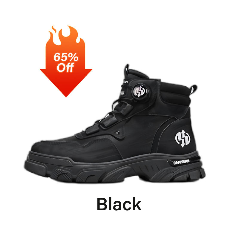 🔥49% OFF🔥Men's Outdoor Swivel Buckle Work Shoes 🔄👞 – Waterproof 💦, Anti-slip 🚶‍♂️, Comfortable , Breathable 🌬️