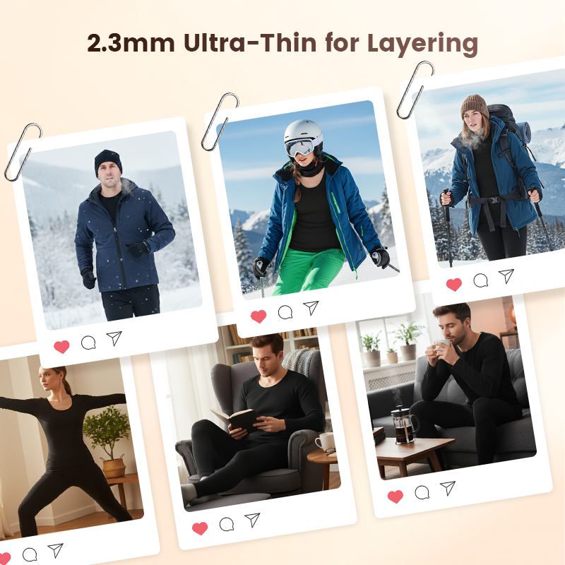 Ultra Thin Self-Heating Thermal Garment📢📢Flash Sale⚡: Ending in 3 Hours!⏰⏰