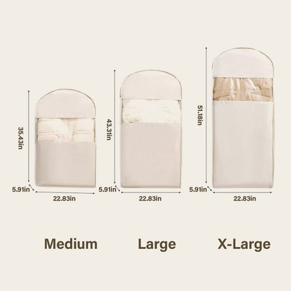 ❤️‍🔥2025 Space Saving Hanging Garment Bag with Self Compression Zipper